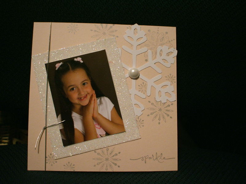 Snowflake 6x6 page