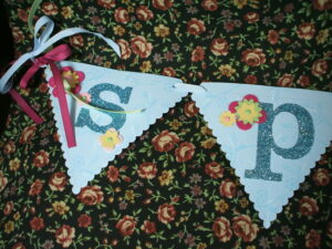 Sticky Cuts Letters are perfect for the Pennant die!