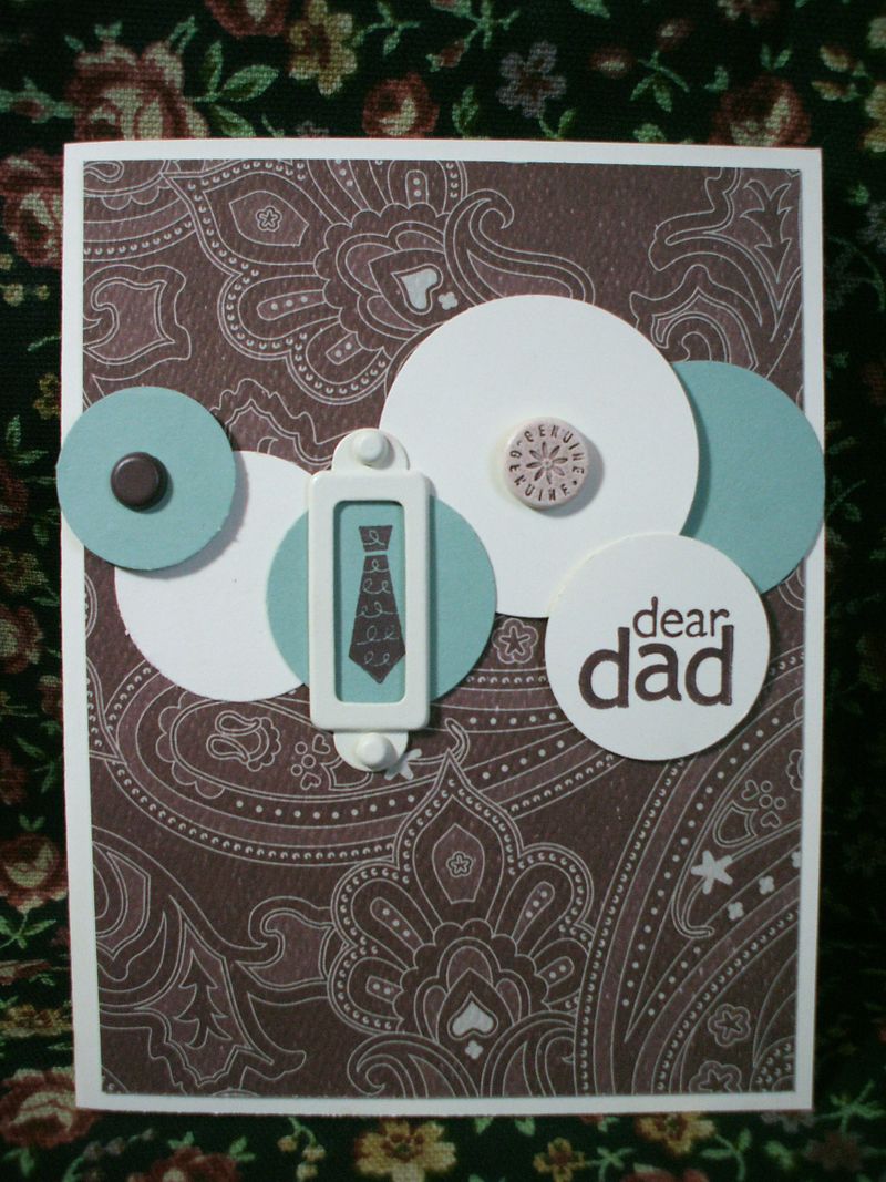 Father's Day Circle card