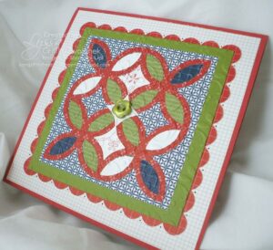 Lattice Die quilt card