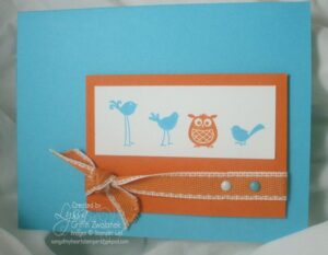 Itty Bitty Owl cards