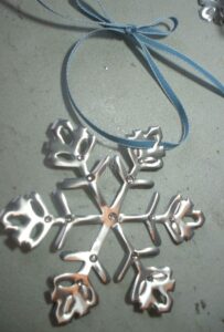 Fun with Flashing: Metal Snowflakes