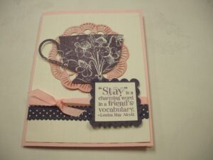 Sneak peek of the Tea Shoppe stamp set