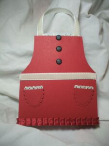 “A Simply Scored Christmas” Mrs. Santa’s Apron Pocket