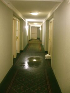 A flood on the 15th floor