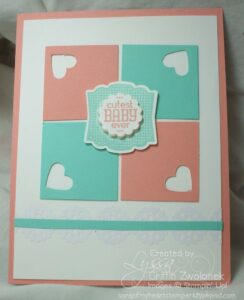 Sneak Peek!! Cantaloupe and Cabana Baby Card