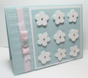 Petite Petals “Blossom Grid” card