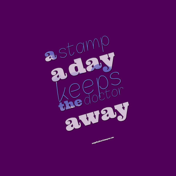 stamp a day keeps doctor away rubber stamping #stampinup www.songofmyheartstampers.com