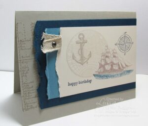 Easy nautical-theme masculine card