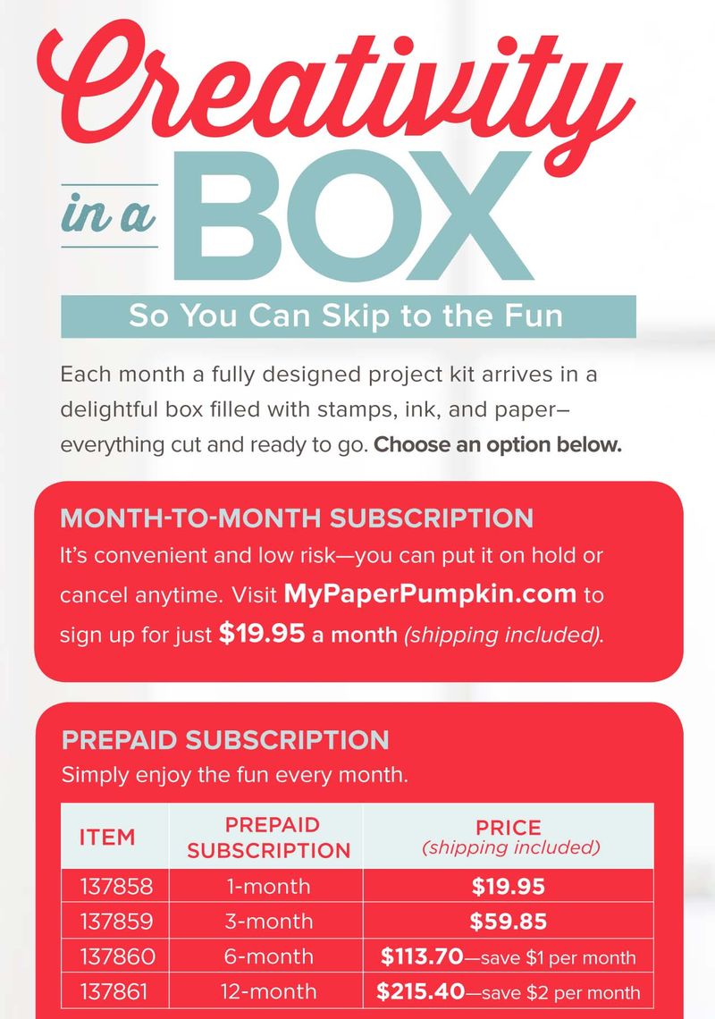 Prepaid Subscriptions