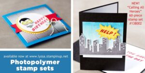 NEW! Calling All Superheros stamp set