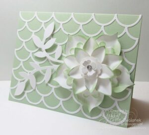 Elegant Striped Scallops Cards