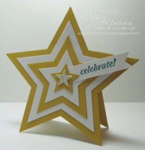 Easy Star-Shaped Card