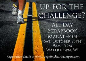 Scrapbook Marathon registration is open!