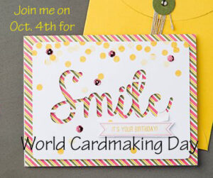 Free coffee & a card for World Cardmaking Day