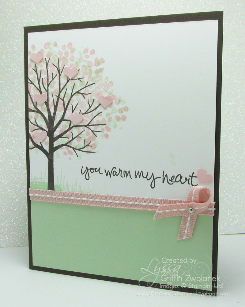 Sheltering tree Stampin Up greeting card