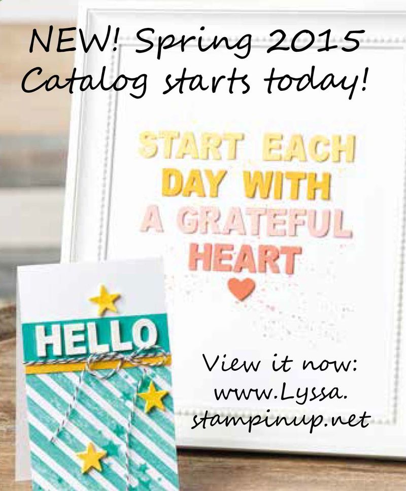 Spring Catalog starts today