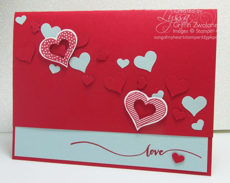 Hello Life Project Life Stampin Up Valentine Card