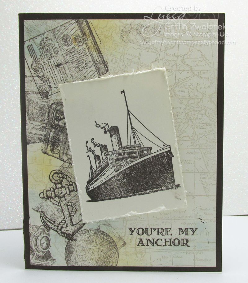 Guy Greetings Nautical masculine Stampin Up card