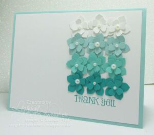 Make these easy ombre flowers cards in no time!