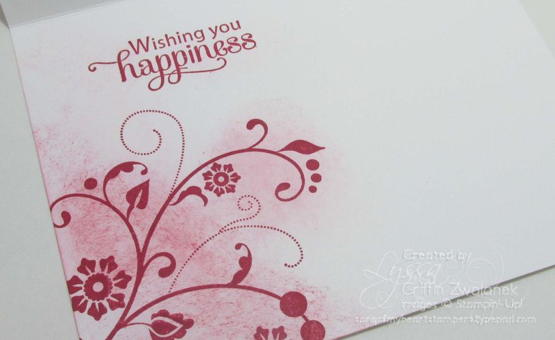 Emboss Resist Wedding Congrats Card Stampin Up