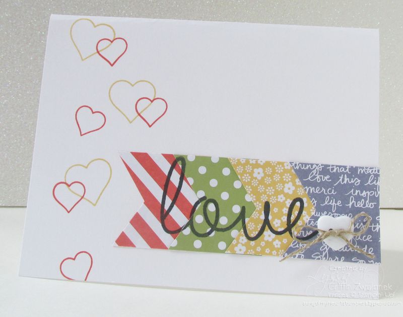 So You Love Banner Stampin Up Card