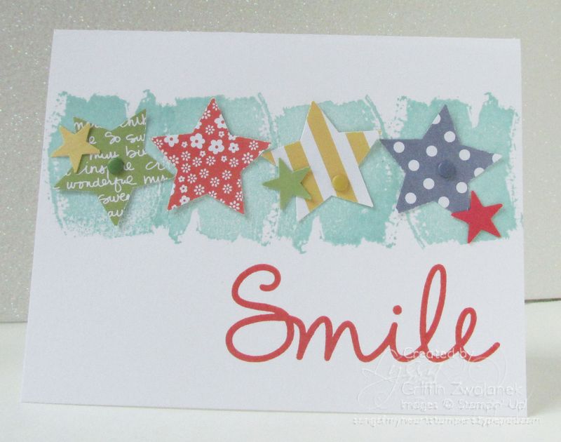 So You Smile Stampin Up Card Stars