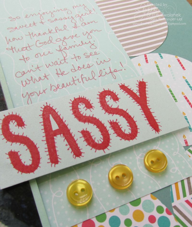 Sassy Circles Page