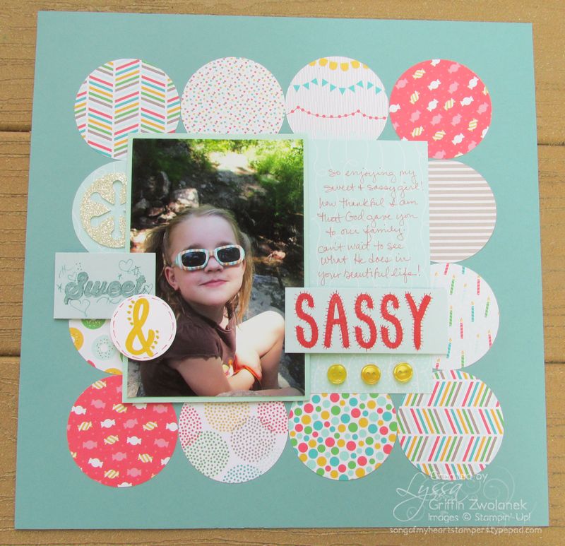 Sassy Circles Page detail