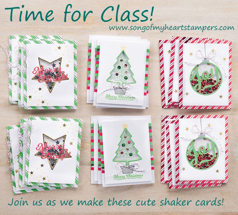 Shaker Cards Class SOMHS