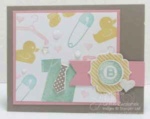 Baby Boy Shirt and Tie Card