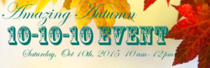 Amazing Autumn 10-10-10 Event now open for registration!