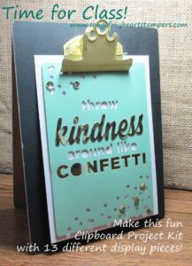 Time for Class! “Enjoy the Little Things” Chalkboard Display Easel