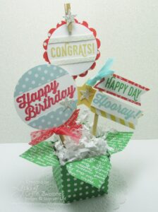 Desktop Birthday Bouquet featuring the “Perfect Pairings” stamp set: get it free!