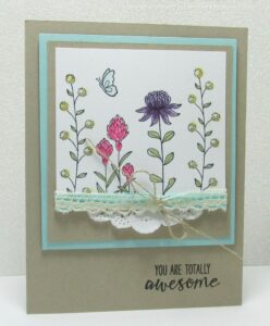 Easy “Flowering Fields” Card