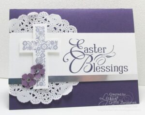 Classic Cross sympathy card design