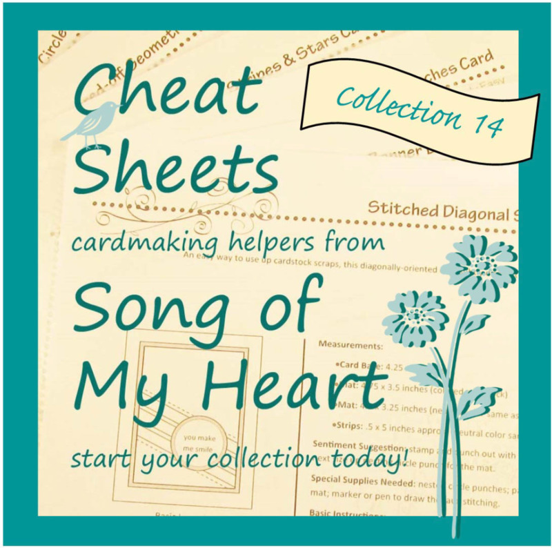 Cheat Sheets Individual Collection 14 #stampinup www.songofmyheartstampers.com