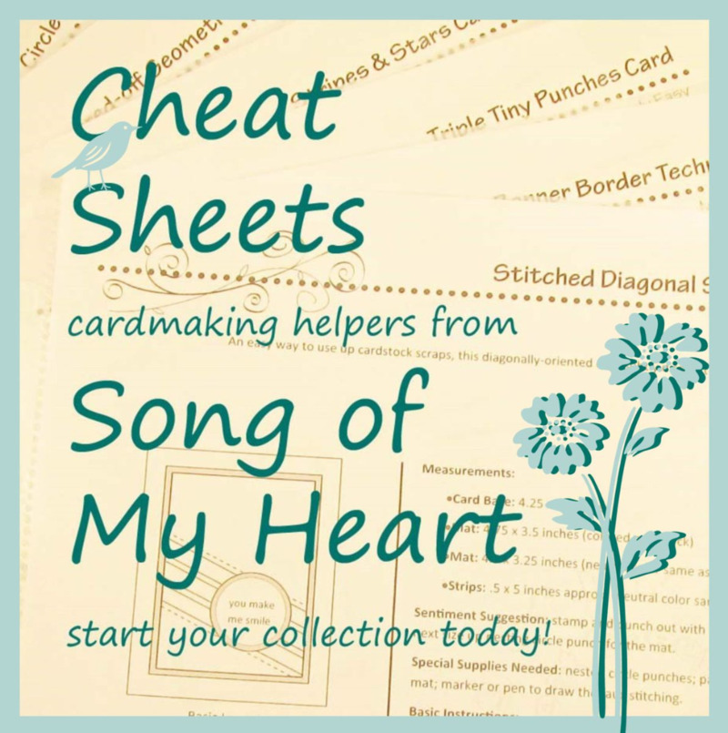 Cheat Sheets Collections from SOMHS www.songofmyheartstampers.com