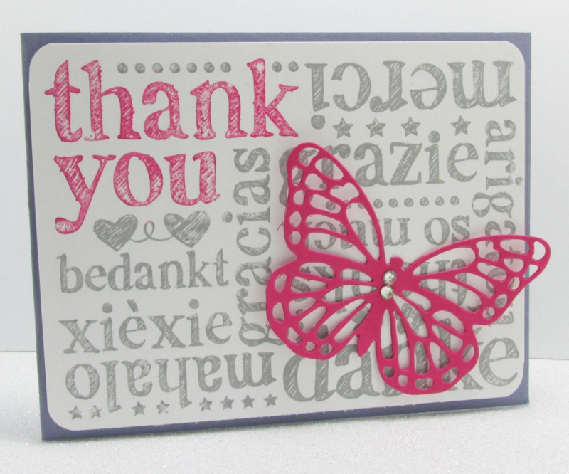 world of thanks butterfly basics framelits Big Shot Stampin Up www.songofmyheartstampers.com