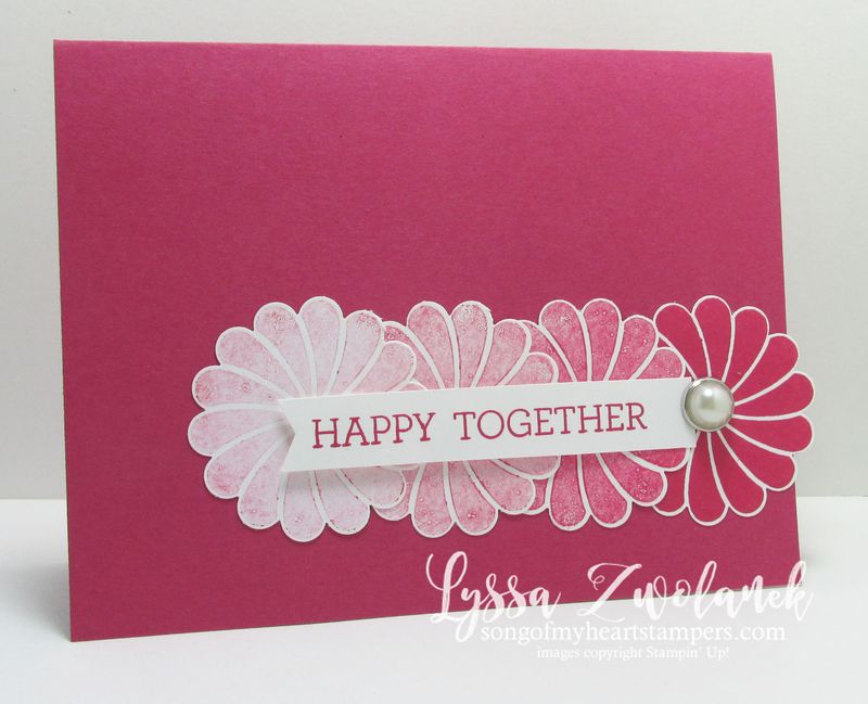 One technique four cards tutorial #stampinup www.songofmyheartstampers