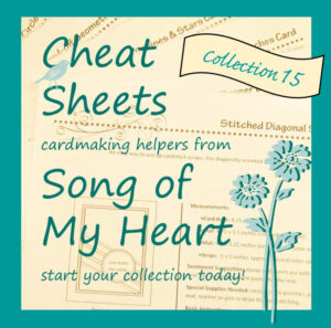 NEW Cheat Sheets Collection #15 is released from Song of My Heart Stampers!