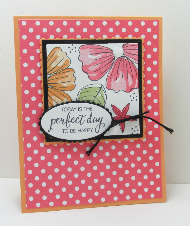 Perfect day to be happy Stampin Up cardmaking DIY songofmyheart