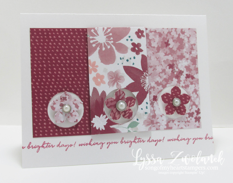 Blossom and Blooms papers Stampin Up Song of My Heart Stampers