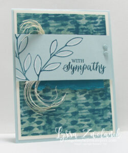 With Sympathy: nature-inspired note