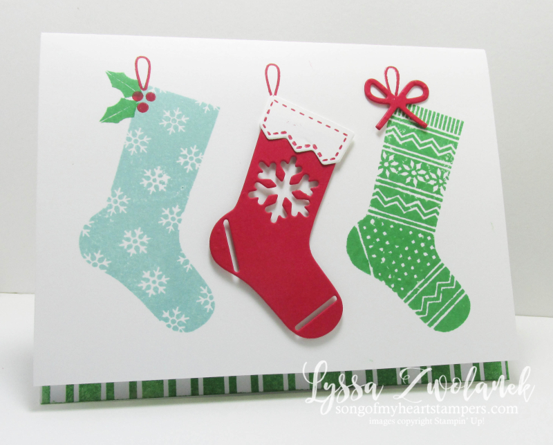 Hang Your Stocking Stampin Up Christmas bundle Holiday card