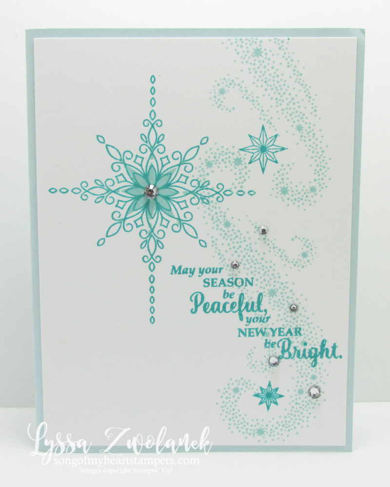 Star of Wonder Light Christmas Card Stampin Up Lyssa Zwolanek