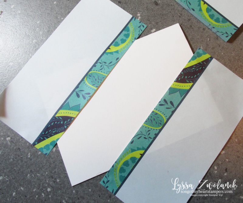 Masking technique for handmade cards Stampin Up sponging tutorial 2