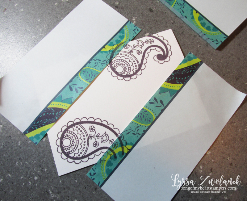 Masking technique for handmade cards Stampin Up sponging tutorial 3