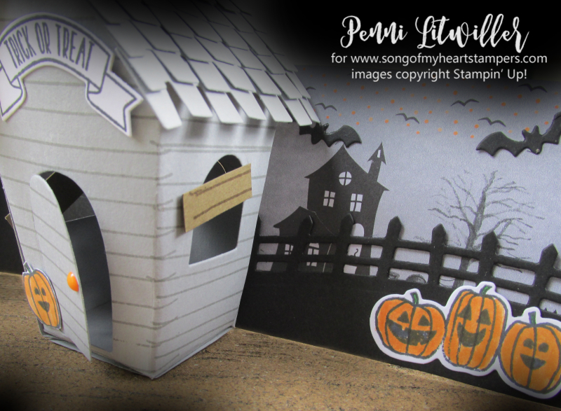 Halloween Sweet Treat Houses Gingerbread Christmas Stampin Up Sizzix