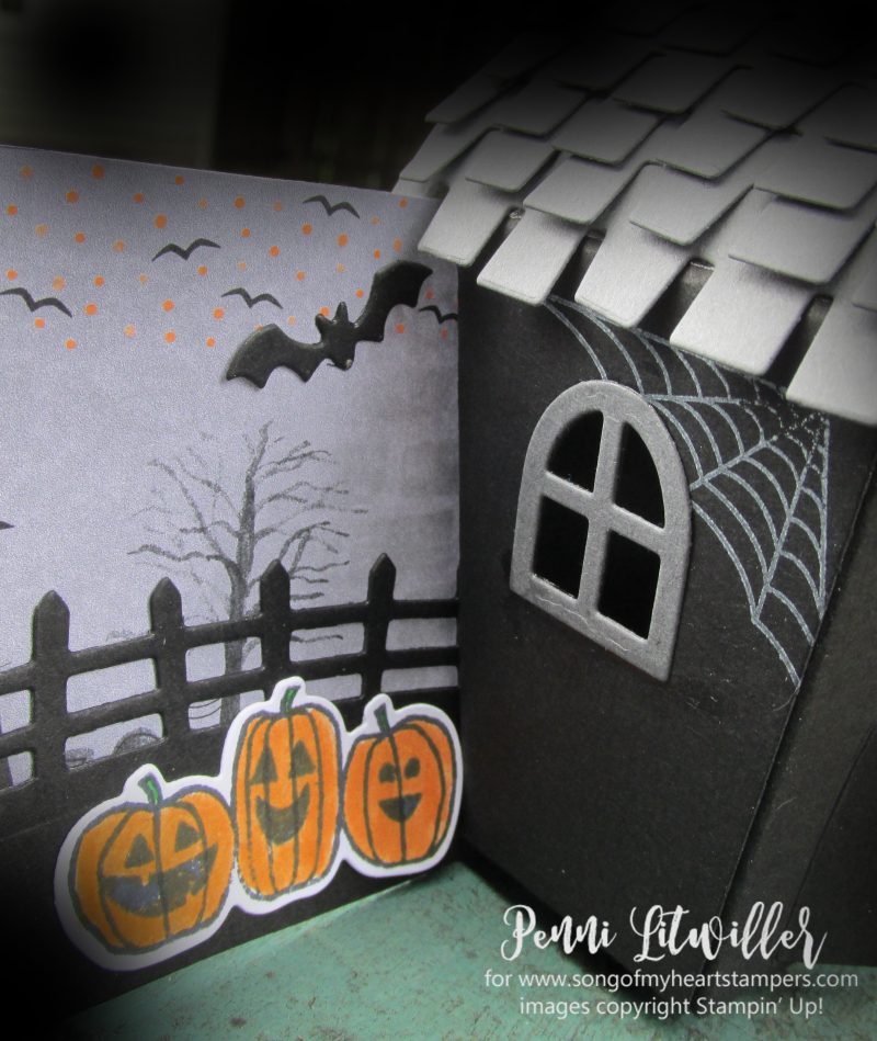 Halloween Sweet Treat Houses Home decor Stampin Up Sizzix